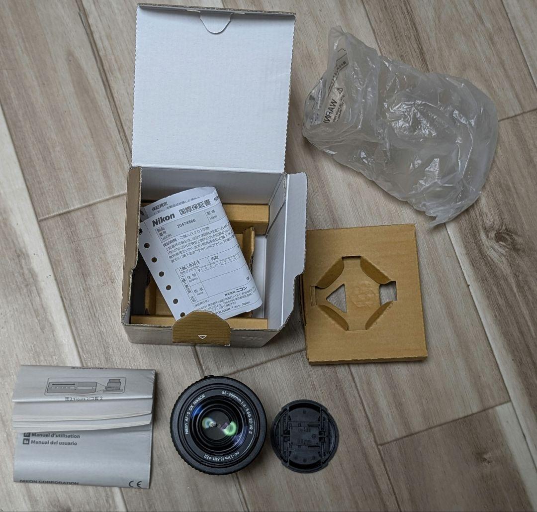 レンズ(ズーム) Nikkor af-s 55-200mm f/4-5.6G ed vr II