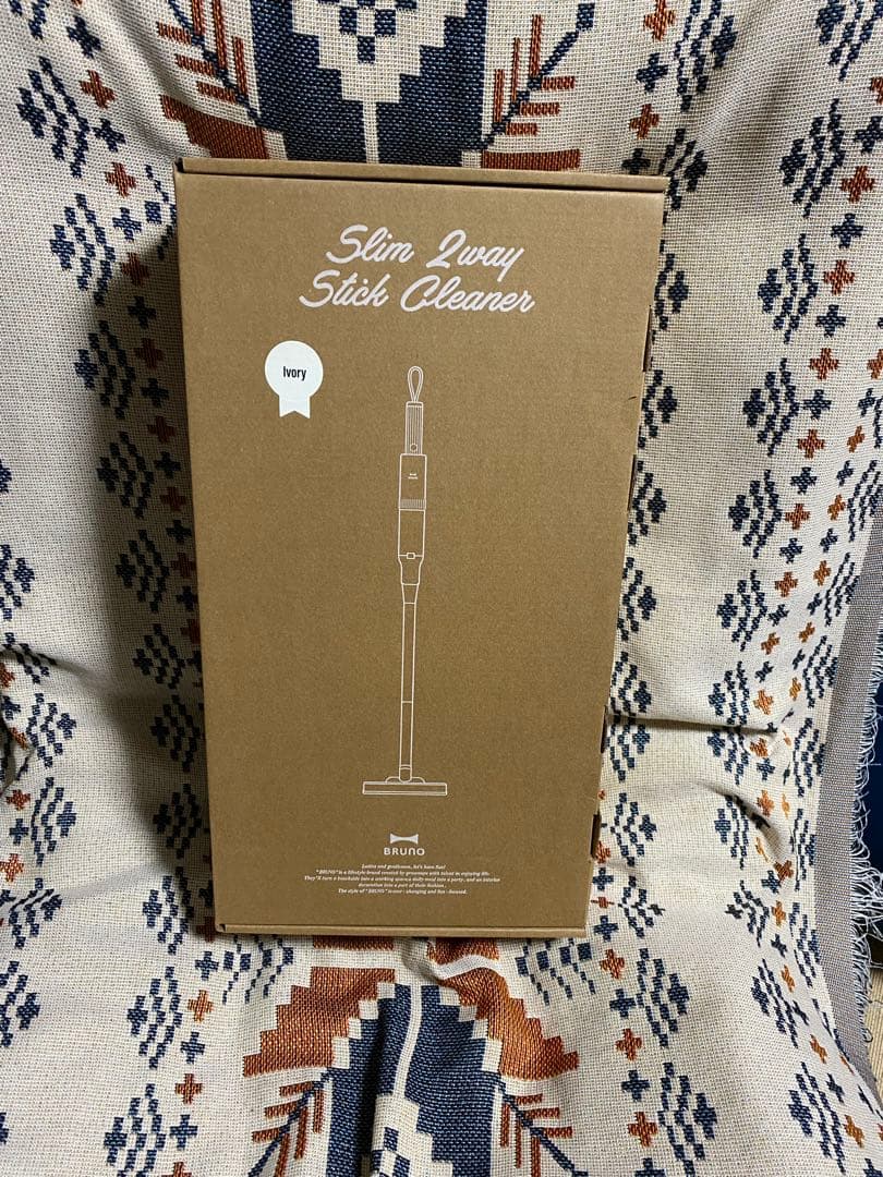 【新品】BRUNO スリム2WAYスティッククリーナー　アイボリー