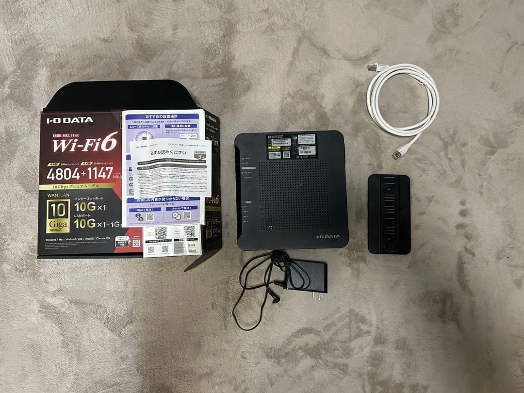 【美品中古】高性能Wi-Fi ルーター　WN-DAX6000XR