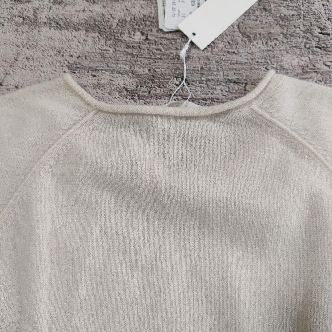 未使用 GALERIE VIE スコットランドカシミヤ クルーネックプルオーバー