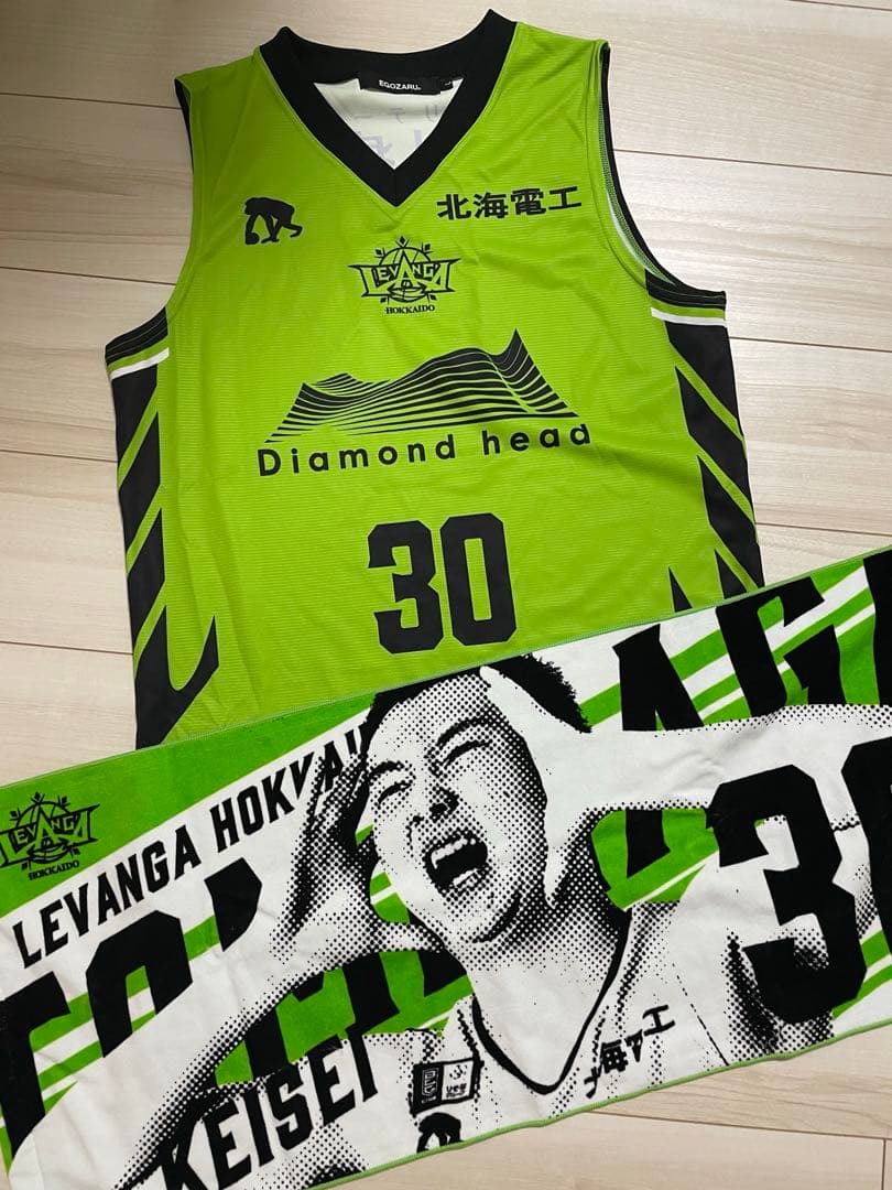 レバンガ北海道　富永啓生　レプリカユニフォーム　Lサイズ　タオル　セット