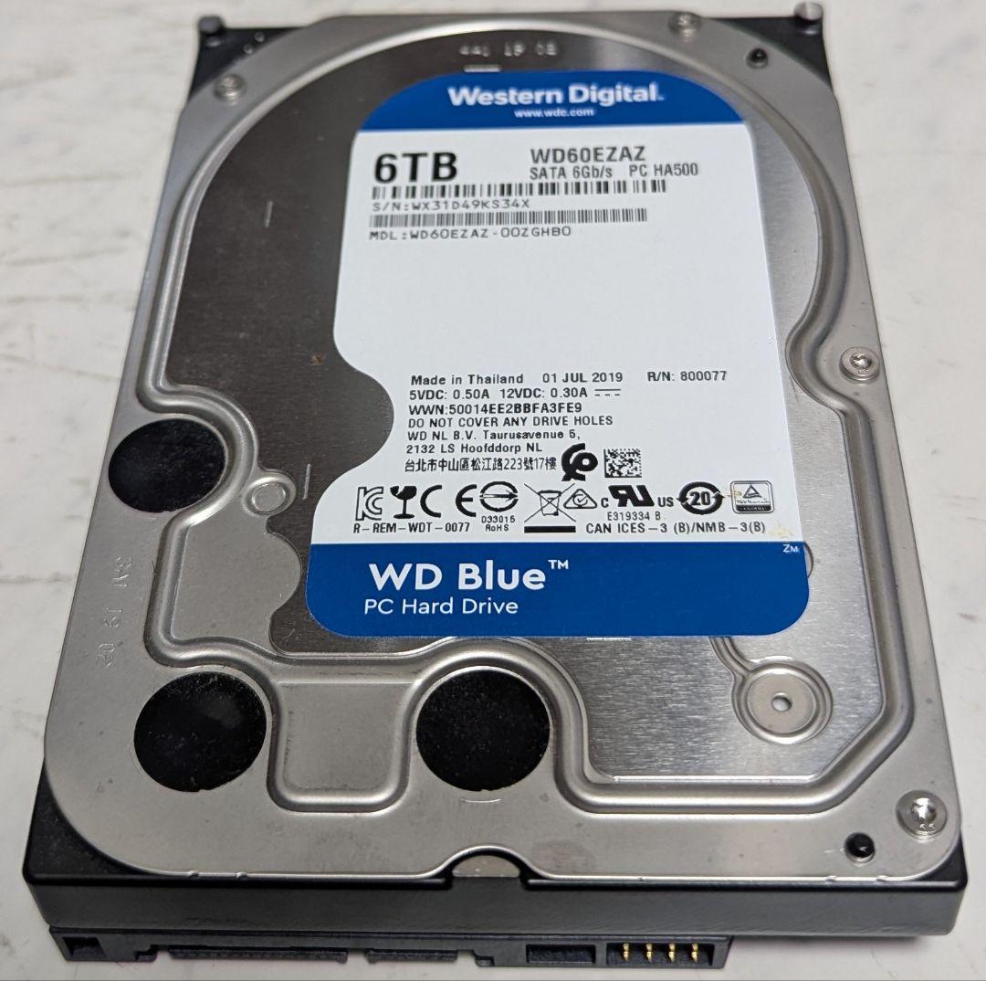 M*郎様 WesternDigital 3.5インチHDD 6TB WD60EZ