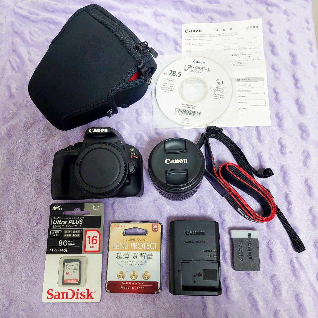 Canon EOS kiss 7x レンズキット おまけ付き