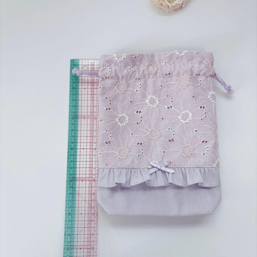 りいmama♡様　レッスンバッグ　上履き袋　体操着袋　ヌビ　ハート　キルト