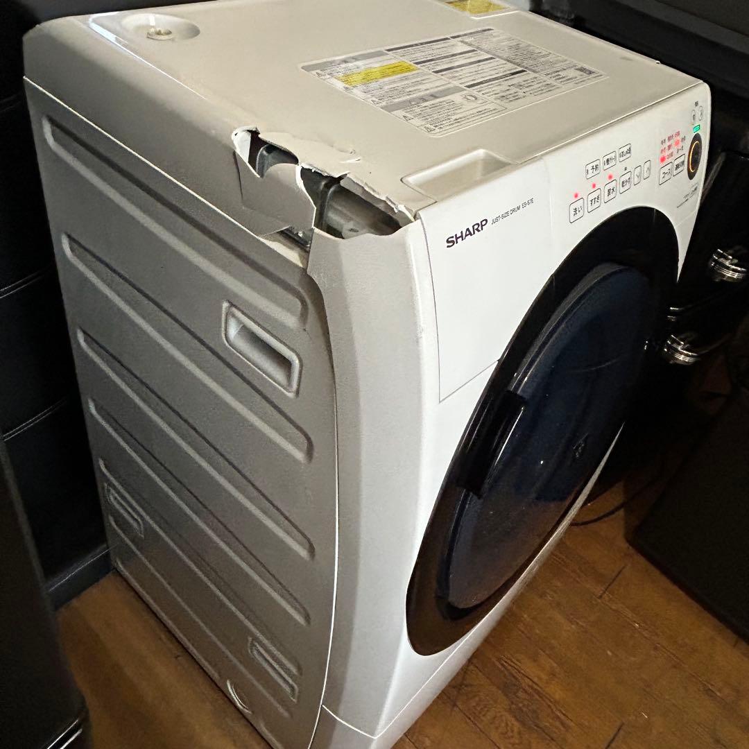 SHARP ドラム式洗濯機 ES-S7E-WR