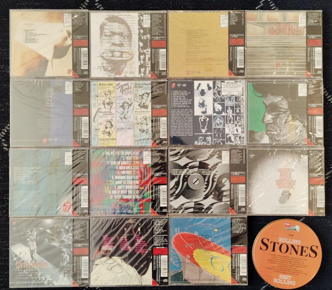 【未開封14枚+α】ローリングストーンズ　オリジナルアルバム15枚　オマケ付