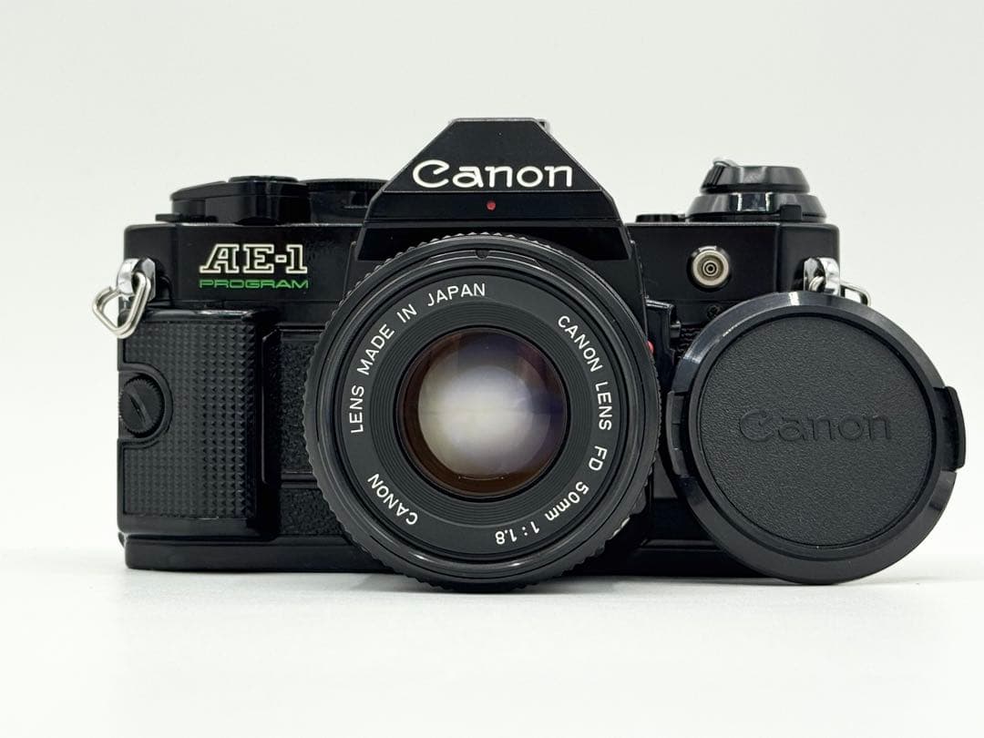 【完動品】Canon AE-1 PROGRAM + FD 50mm F1.8