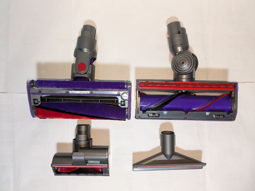 【50分稼働】ダイソン掃除機V10　SV12　ヘッドローラー2台付フルセット　⑤