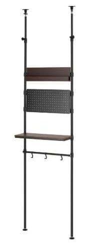 ハンマートーン塗装　幅60cm突っ張りテンションラック　壁面収納　ウォールラック