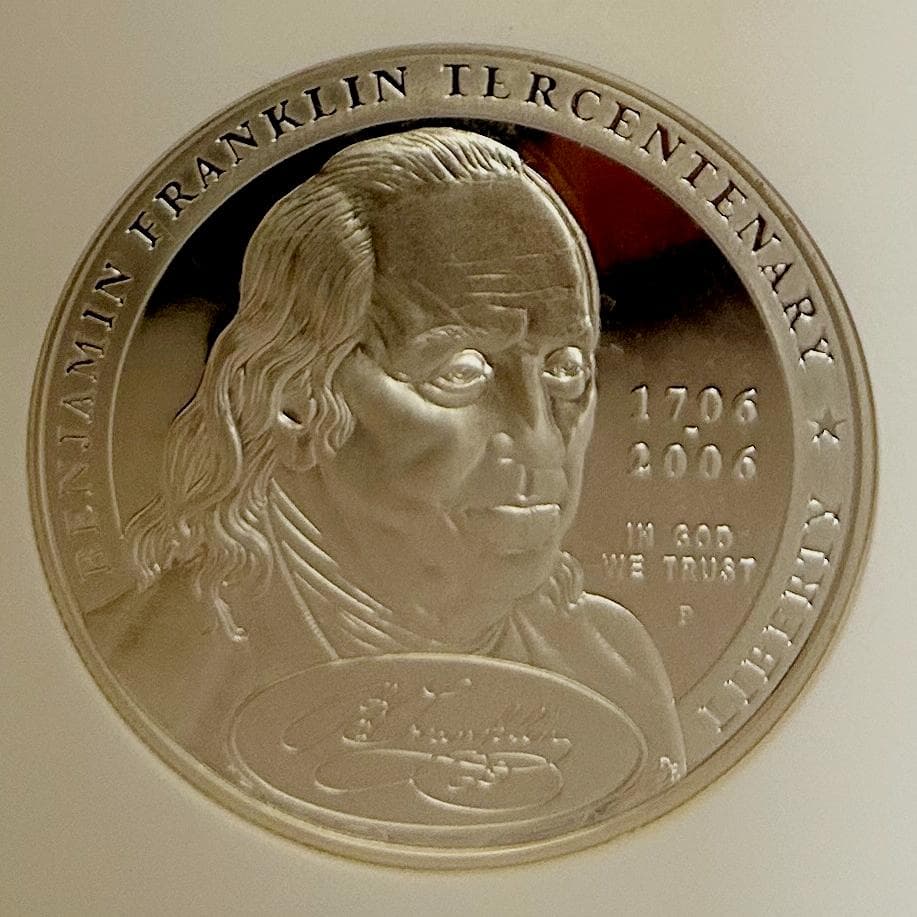 ベン・フランクリン2006年アメリカNGCMS70 1534256-034