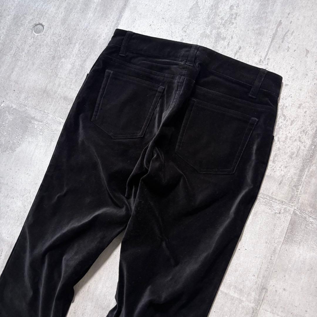 パンツ 00s velours flare pants y2k archive punk
