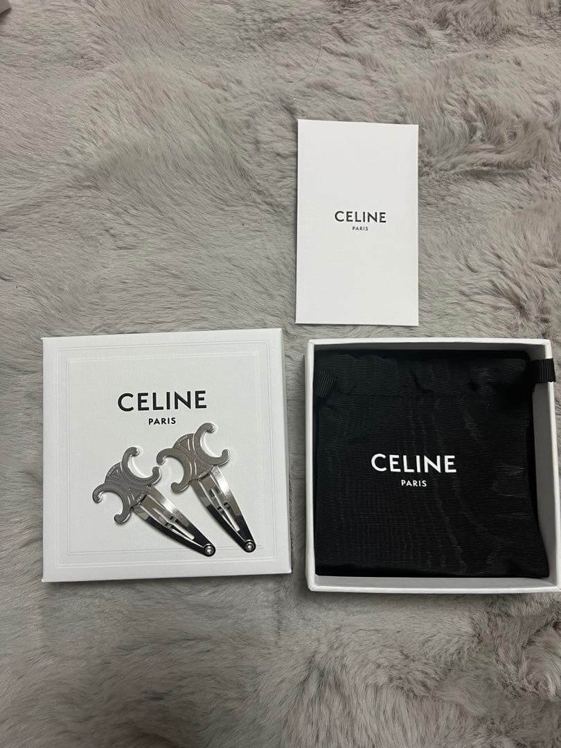 N*a様 CELINE シルバー ヘアピン 2個セット