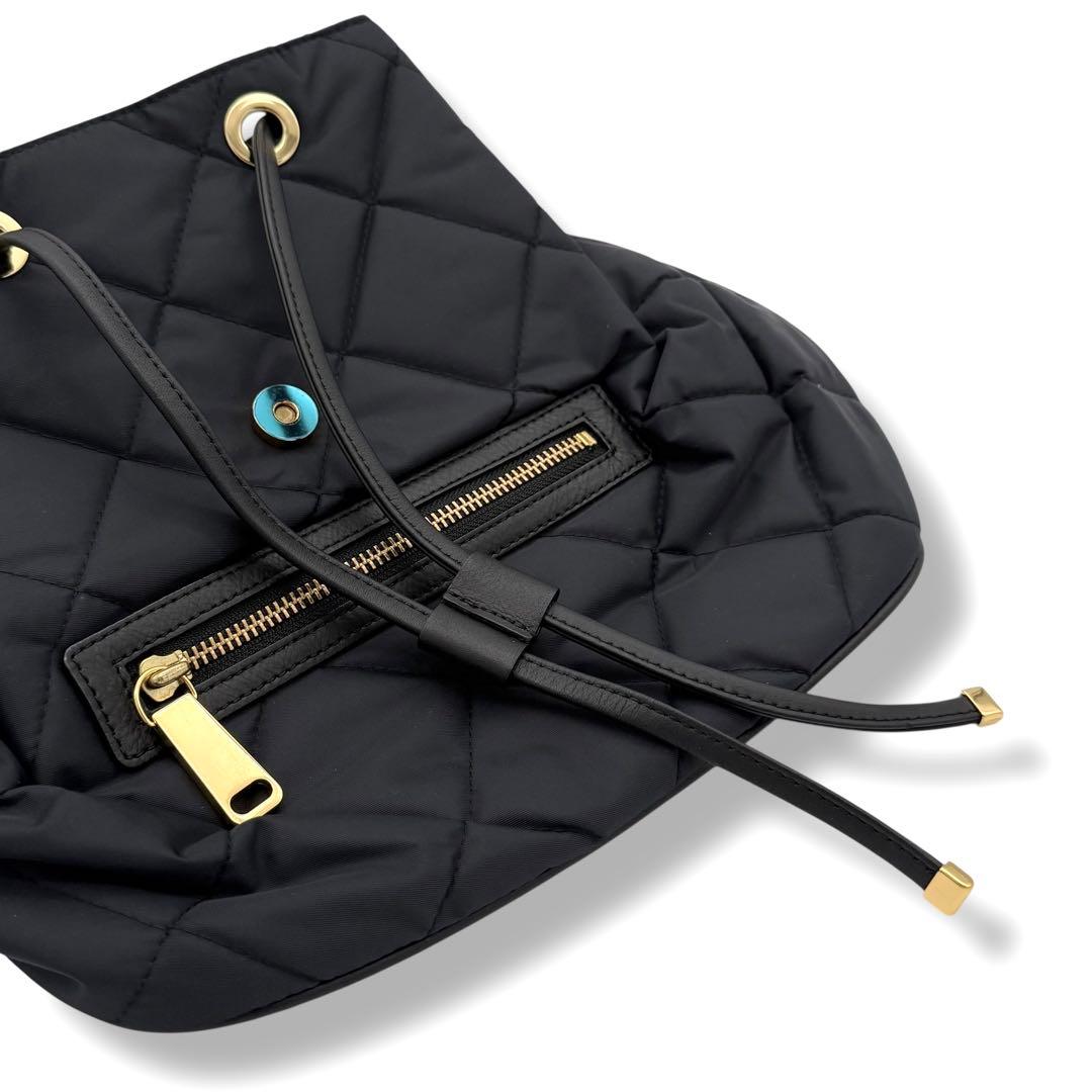 未使用級 ブルーレーベル クレストブリッジ リュック レザー × ナイロン