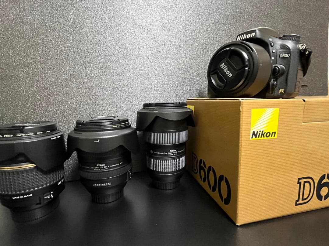 【あおいさん専用】Nikon D600 ＋ レンズ5本セット