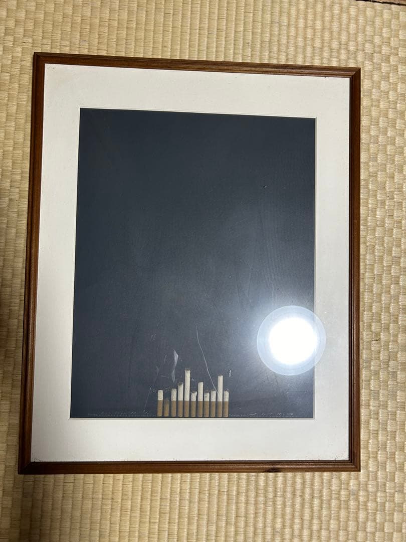 野田哲也 リトグラフ シルクスクリーンTETSUYA NODA 煙草