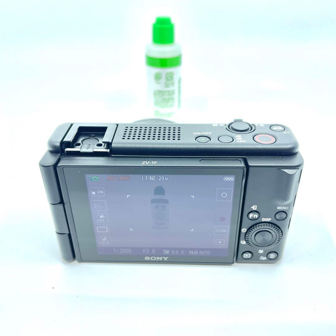 【美品】SONY VLOGCAM ZV-1F ブラック 動作確認済み