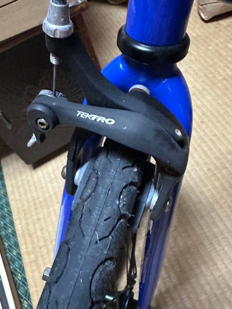 希少 GIOS ジオス クロスバイク 青 CR-MOチューブ ミニベロ