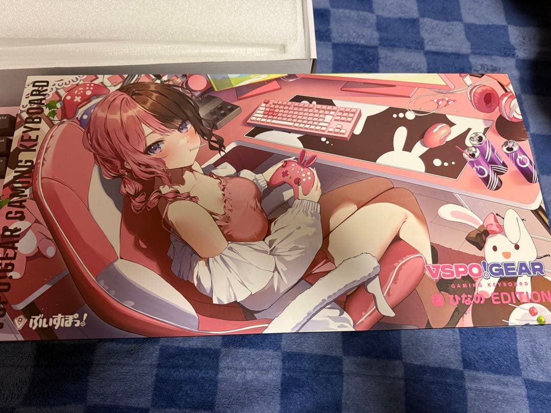 ぶいすぽっ！ VSPO! GEAR ゲーミングキーボード 橘ひなの