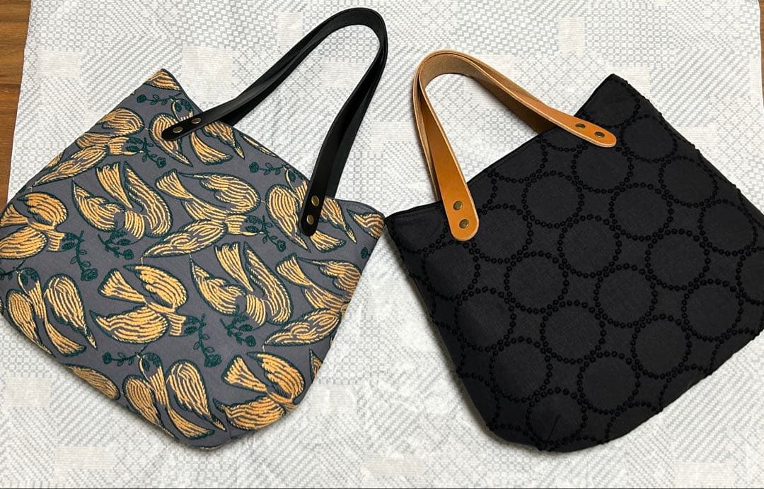 ああ 様 followingday コロりんトート(持ち手レザー)