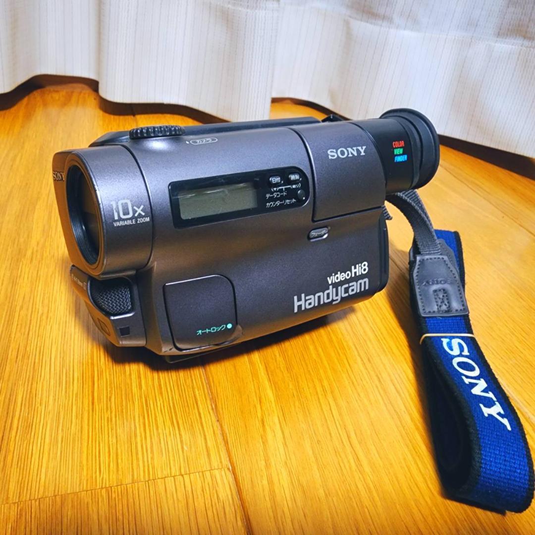 【動作確認済】 SONY Hi8 高画質 ビデオカメラ CCD-TR3 セット