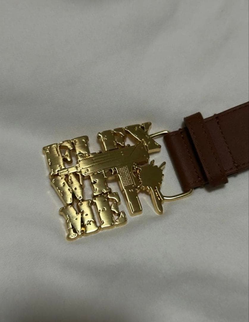 再販無し dab dne着用 flexwitme ベルト 茶色