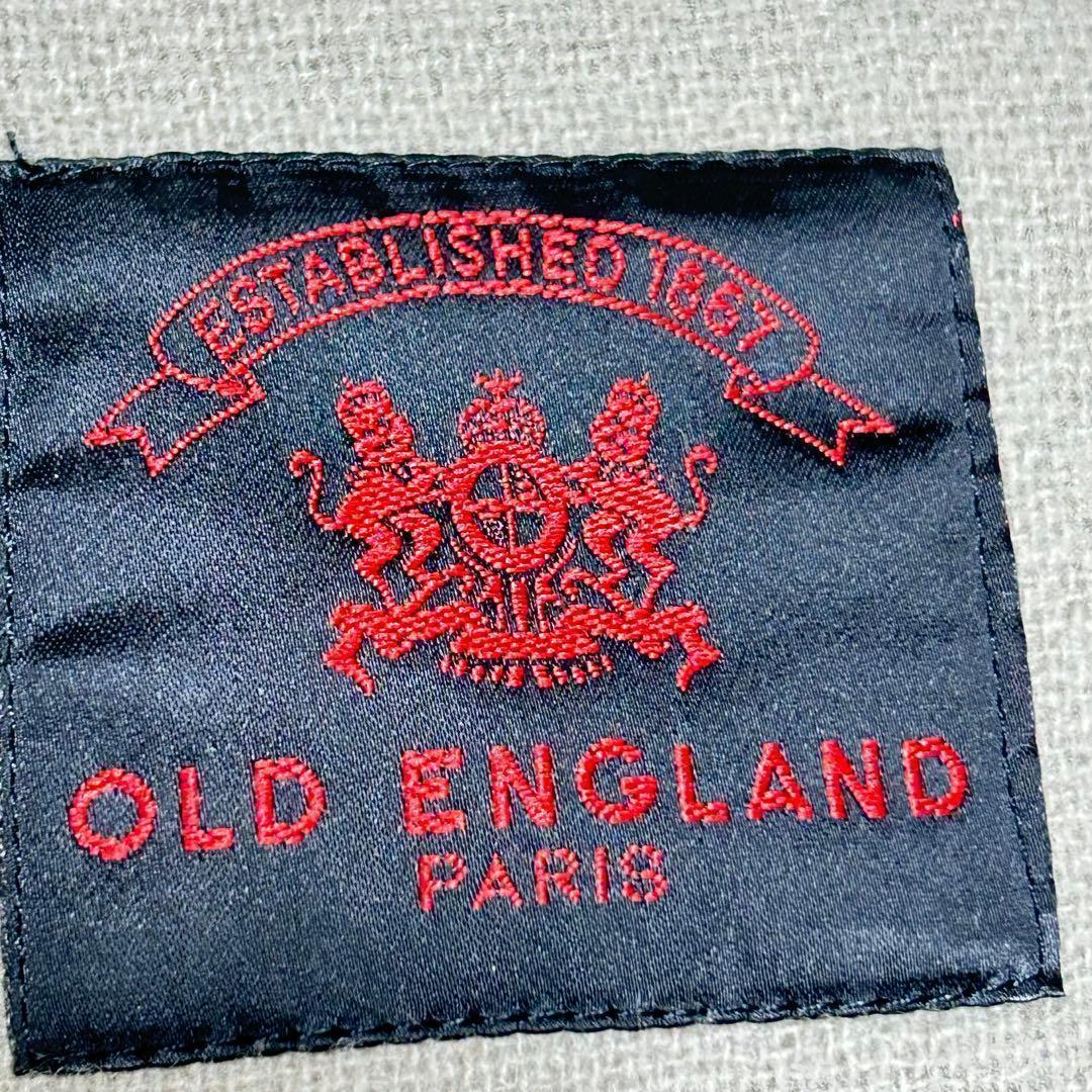 オールドイングランド　ヘリンボーンダッフルコート　くすみグリーン　レディース