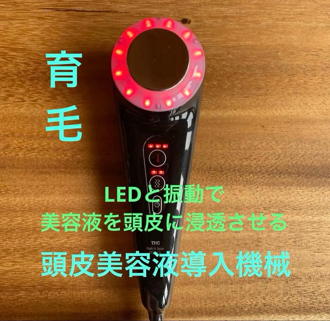 SHISEIDO 美容器 温熱機能 赤色LED 頭皮美容液導入剤一式