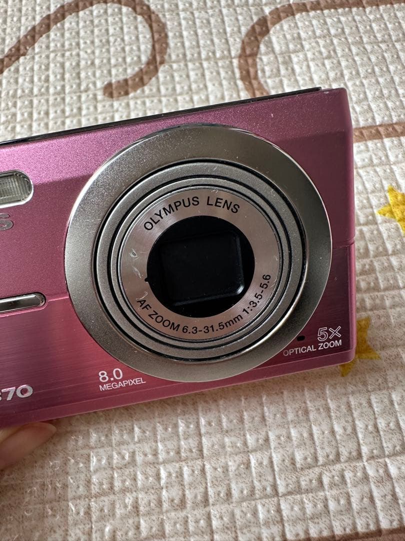 オリンパス　コンパクトデジタルカメラ　FE-370 ピンク