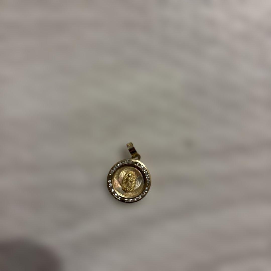 10K イエローゴールド 聖母マリア ペンダント AMTRS-26