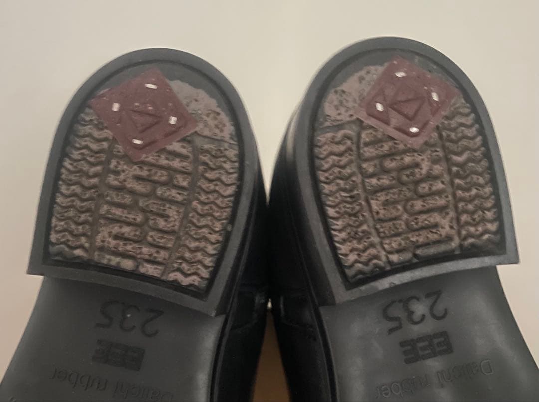 【廃番／美品】第一ゴム ラ・シェブリー本革ロングブーツ スパイク底防滑