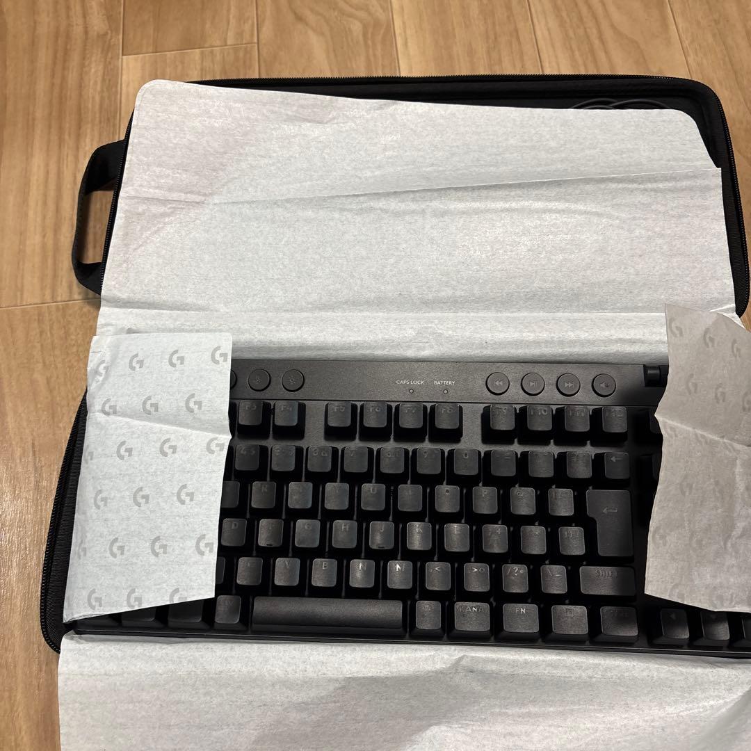 キーボード　PRO X TKL G-PKB-003WL-LNBK