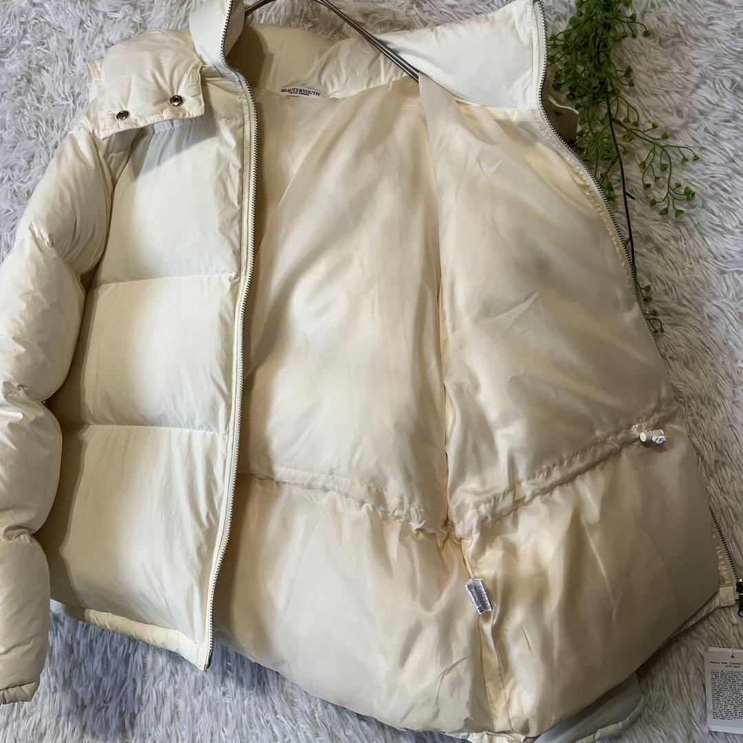 B&Y UNITED ARROWS ナイロン ショート ダウンジャケット　M