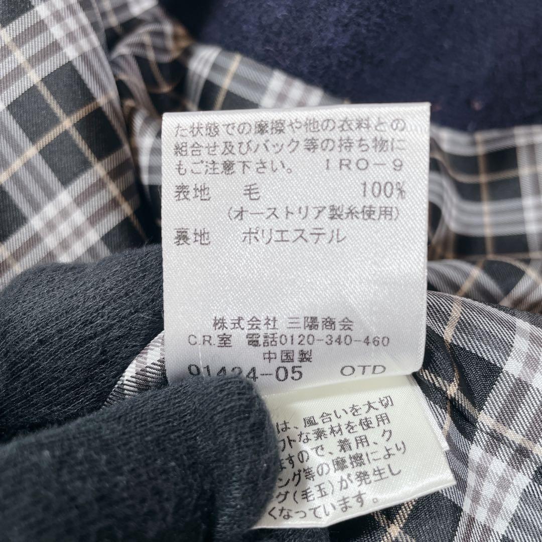 希少✨　バーバリーブルーレーベル　スタジャン　フード　チェック　ホースロゴ　M