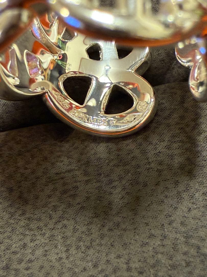 HERMÈS シェーヌダンクル アンシェネ リング GM57