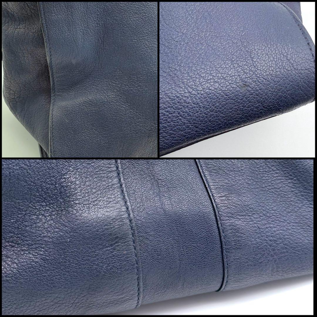 Yves Saint Laurent カバスシック　Yライン　レザートートバッグ