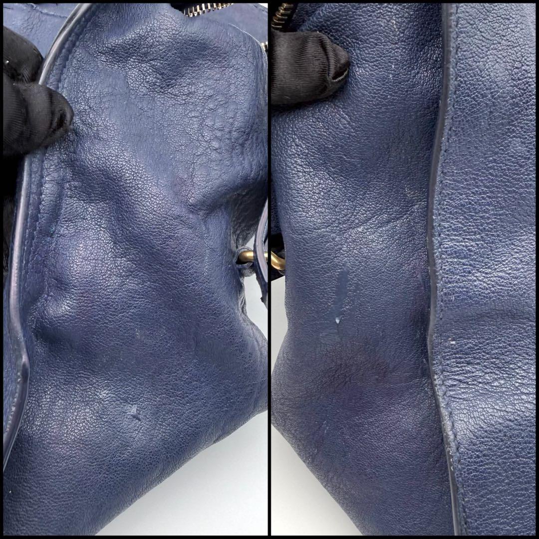 Yves Saint Laurent カバスシック　Yライン　レザートートバッグ