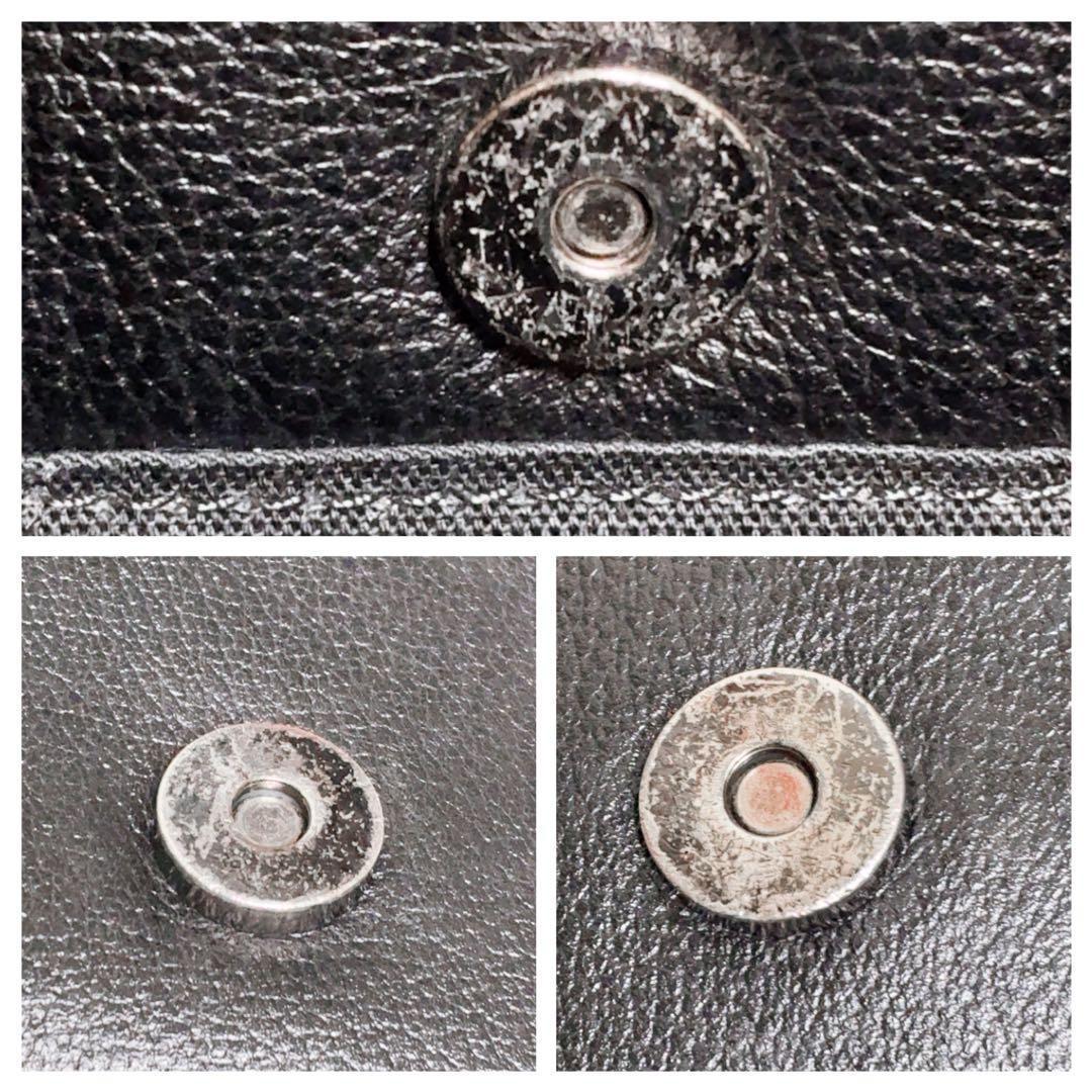 BURBERRY BLACK LABEL ショルダーバッグ 黒 ビジネス レザー