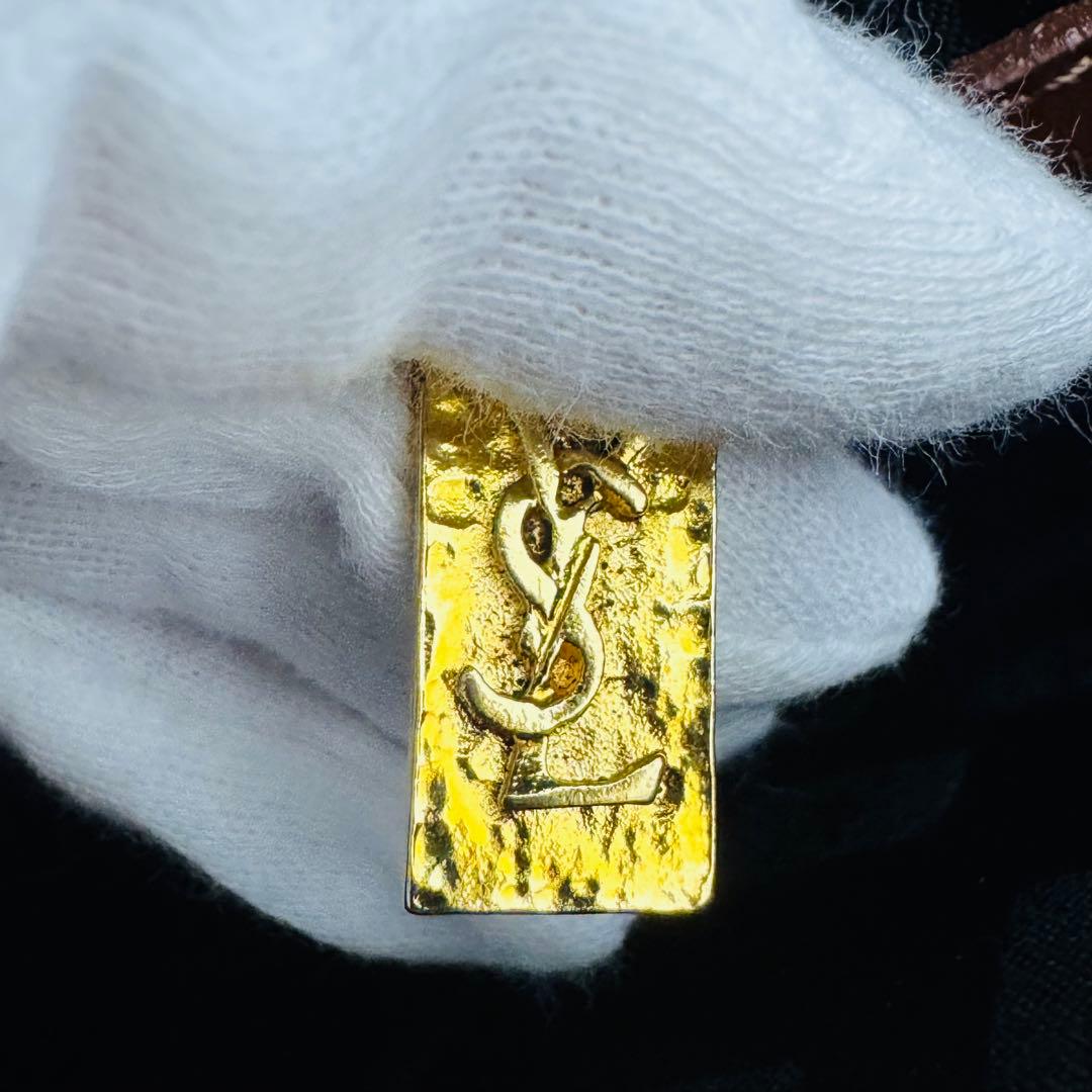 ✨YvesSaintLaurent✨イブサンローラン✨ネイビー✨ショルダーバッグ