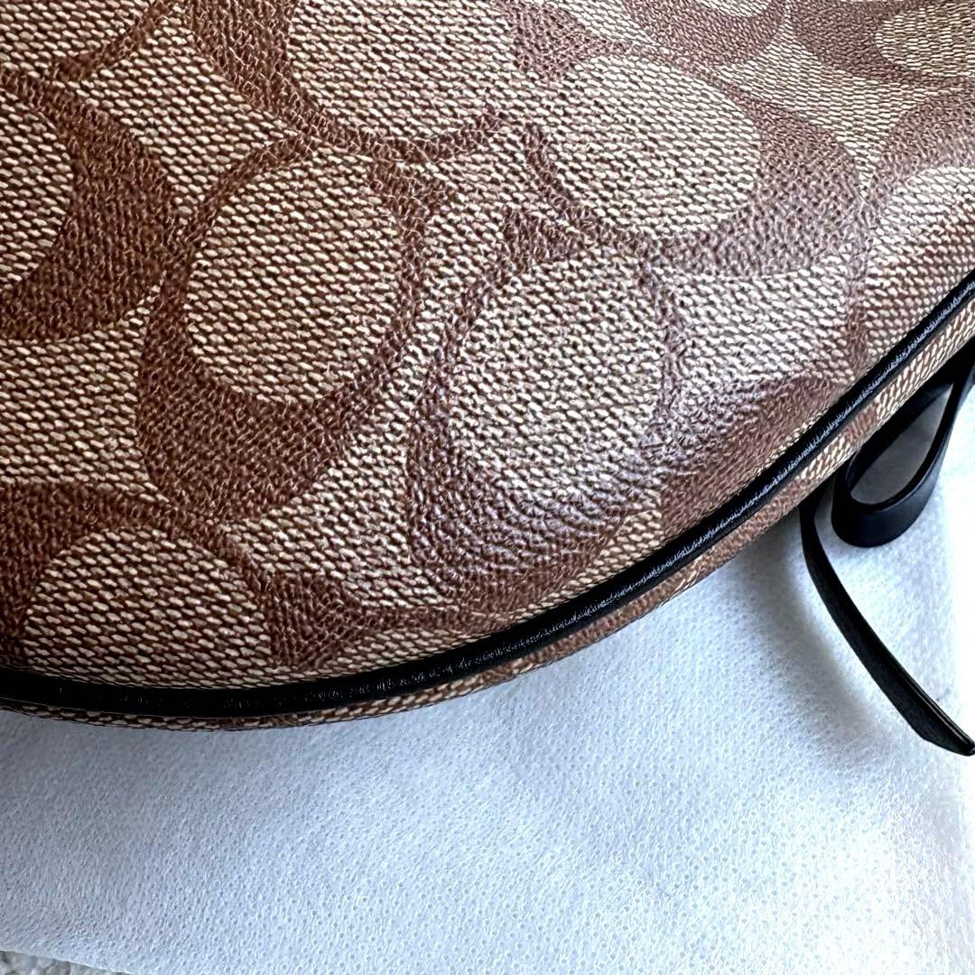 未使用級　COACH×Chelsea 限定コラボ ボディバッグ レザー PVC