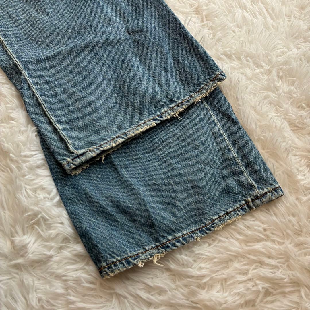 Ungrid Levi's別注RIBCAGE ＷIDE LEGデニム26インチ
