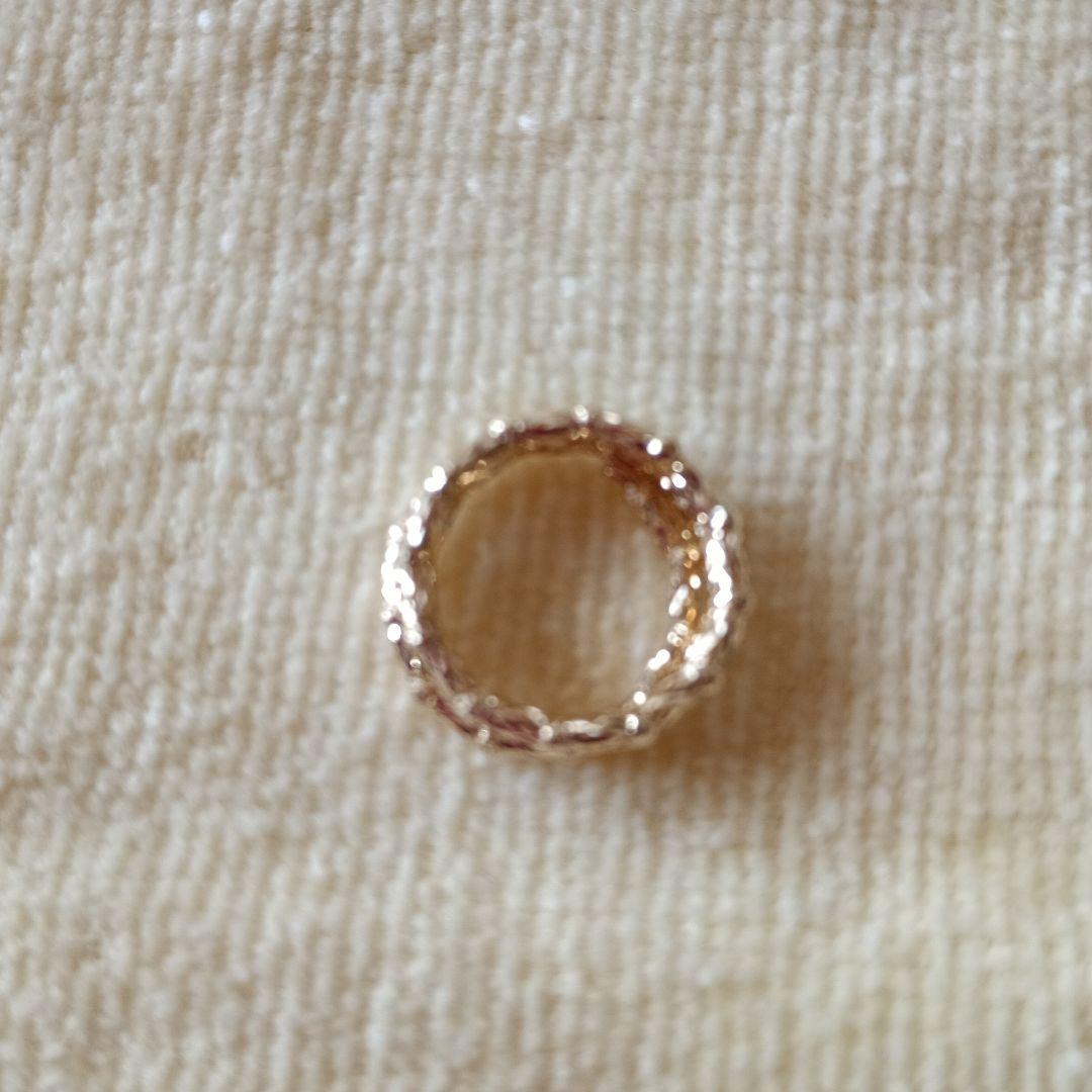 ＧＳＴＶK18YGクロスミラーカットフリーリング サイズ6～20