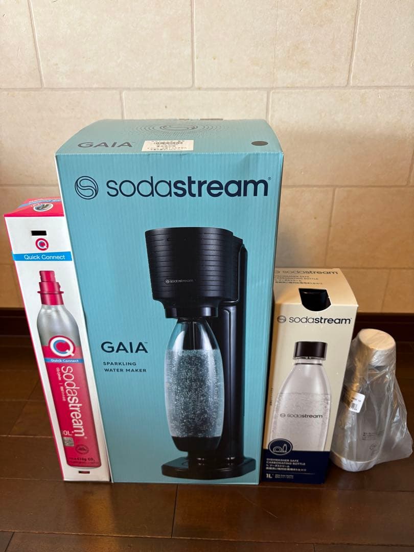 【最終値下げ】 sodastream GAIA 炭酸水メーカー ブラック