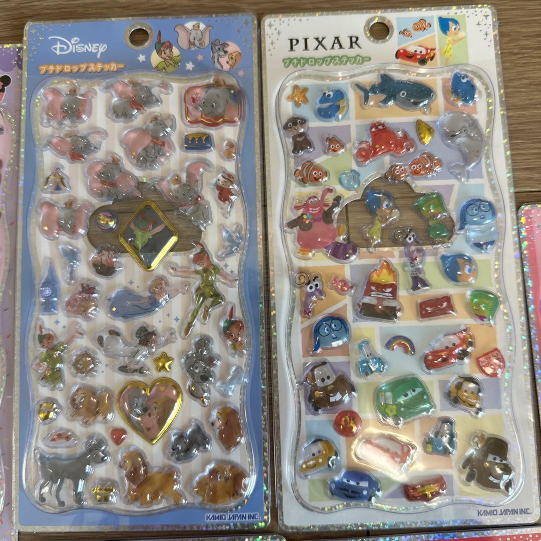 【正規品】 プチドロップステッカー ディズニー 9枚セット