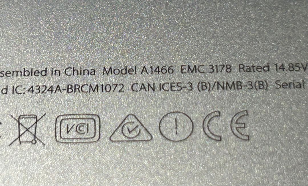 MacBook Air2017 A1466 Win11 オフィス