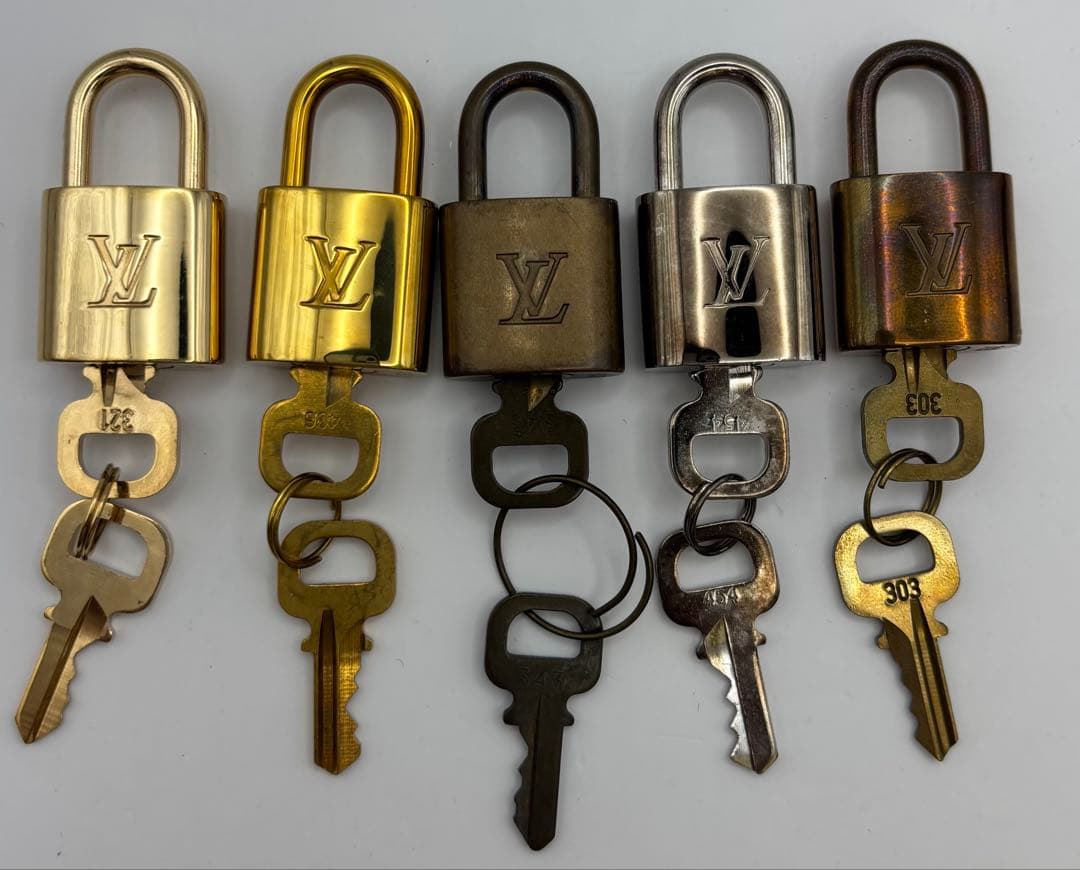 Louis Vuitton ルイヴィトン パドロック カデナ 南京錠 5個セット