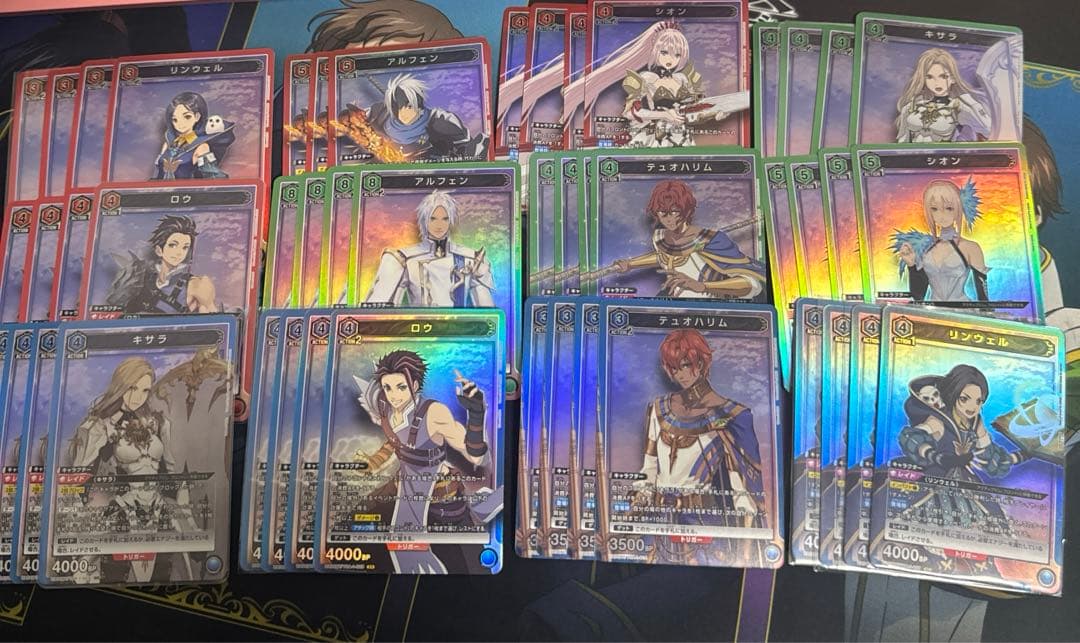 ユニオンアリーナ　テイルズ　tales of arise 全色SR 4コン