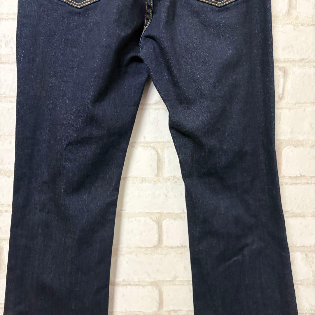 YANUK デニム　近年モデル　ジーンズ　ブーツカット　牛革　日本製　刺繍　25