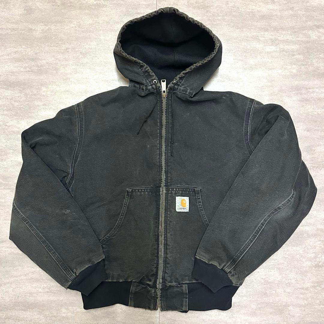 t*t様 carhartt アクティブジャケット BL　墨黒　フェード　短丈　U