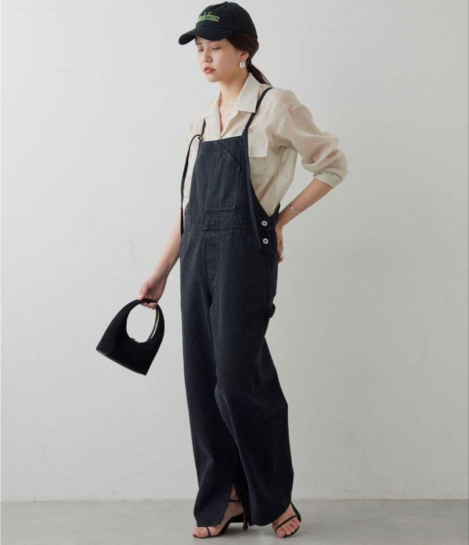 ガリャルダガリャンテ　デニムサロペット　38ブラック