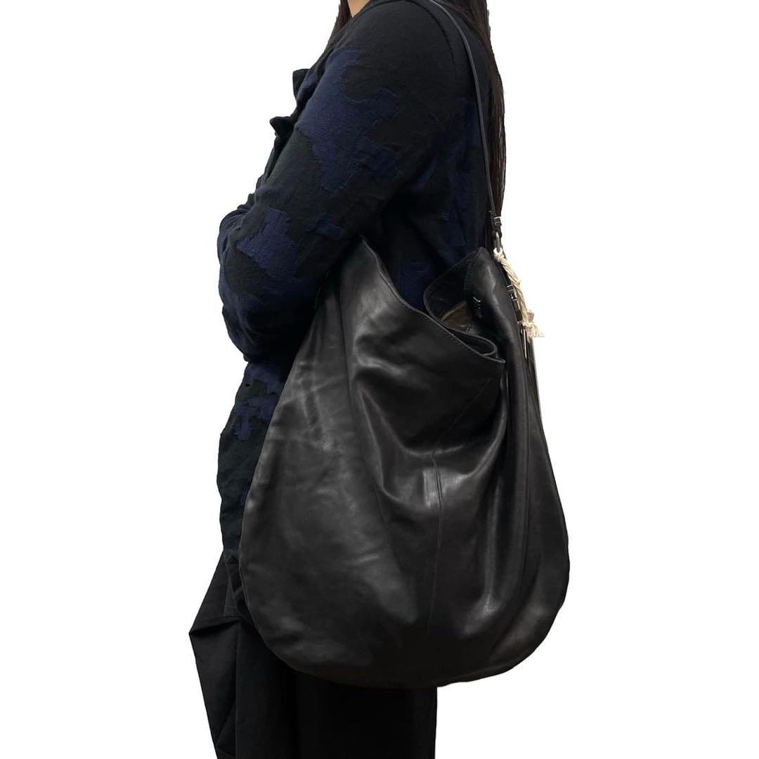 DIESEL 黒 レザー トートバッグ　牛革　本革